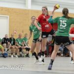 25-09-2021: Sport: PCA Kwiek vs Fortissimo
Celine Vermaak (Fortissimo), Tessa Hilbrands  (PCA Kwiek), Hilke Weijs (Fortissimo)
during the handballmatch PCA Kwiek vs Fortissimo at sportpark Tijenraan in Raalte