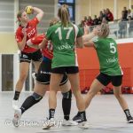 18-09-2021: Sport: PCA Kwiek - Velo
Anne Slegten (PCA Kwiek), Kirsten Steenbergen (VELO), Melissa Dijkstra (VELO)
During the eerste divisie handball match at sportpark Tijenraan in Raalte