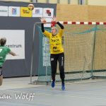 25-09-2021: Sport: PCA Kwiek vs Fortissimo
Celine Vermaak (Fortissimo), Claudia ter Wal (PCA Kwiek)
during the handballmatch PCA Kwiek vs Fortissimo at sportpark Tijenraan in Raalte