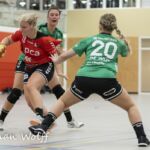 25-09-2021: Sport: PCA Kwiek vs Fortissimo
Anouk van Rijssen  (PCA Kwiek), Britt Verdaasdonk (Fortissimo)
during the handballmatch PCA Kwiek vs Fortissimo at sportpark Tijenraan in Raalte