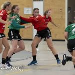 25-09-2021: Sport: PCA Kwiek vs Fortissimo
Floor Tutert (PCA Kwiek), Hilke Weijs (Fortissimo), Astrid Uitslag (PCA Kwiek)
during the handballmatch PCA Kwiek vs Fortissimo at sportpark Tijenraan in Raalte