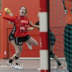 09-10-2021: Sport: PCA Kwiek vs Borhave
Susan Boon (Borhave), Marit Winkels (PCA Kwiek), Lisa ter Heurne (Borhave)
During the match at sporthall Tijenraan in Raalte