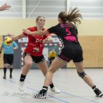 09-10-2021: Sport: PCA Kwiek vs Borhave
Lynn Holterman (PCA Kwiek), Veerle Heebink (Borhave)
During the match at sporthall Tijenraan in Raalte
