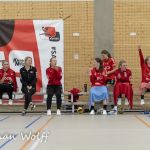 09-10-2021: Sport: PCA Kwiek vs Borhave
PCA Kwiek viert het doelpunt
During the match at sporthall Tijenraan in Raalte