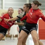 RAALTE, NETHERLANDS - AUGUST 28
Jessica Hilbrands PCA Kwiek, Una Nebel TV Aldekerk, Astrid Uitslag PCA Kwiek
during the match at the sportcenter Tijenraan Stadium 28-08-2022 Raalte (photo by Johan Wolff/Orange Pictures)