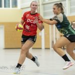 RAALTE, NETHERLANDS - AUGUST 28
Daphne Luchies PCA Kwiek, Julia albin TV Aldekerk
during the match at the sportcenter Tijenraan Stadium 28-08-2022 Raalte (photo by Johan Wolff/Orange Pictures)