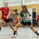 RAALTE, NETHERLANDS - AUGUST 28
Lynn Holtman PCA Kwiek, Julia Albin TV Aldekerk
during the match at the sportcenter Tijenraan Stadium 28-08-2022 Raalte (photo by Johan Wolff/Orange Pictures)