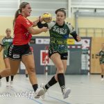 RAALTE, NETHERLANDS - AUGUST 28
Lisa Bosch PCA Kwiek, Svenja Rottwinkel TV Aldekerk
during the match at the sportcenter Tijenraan Stadium 28-08-2022 Raalte (photo by Johan Wolff/Orange Pictures)