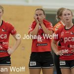 RAALTE, NETHERLANDS - SEPTEMBER 03
Lynn Holtman (PCA Kwiek), Lisa Bosch (PCA Kwiek),
during the match at the sportcenter Tijenraan Stadium PCA Kwiek vs SEW 03-09-2022 Raalte (photo by Johan Wolff/Orange Pictures)