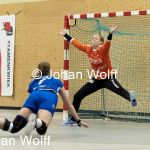 RAALTE, NETHERLANDS - SEPTEMBER 03
Sharon Noordermeer SEW, Joy Maatman (PCA Kwiek)
during the match at the sportcenter Tijenraan Stadium PCA Kwiek vs SEW 03-09-2022 Raalte (photo by Johan Wolff/Orange Pictures)