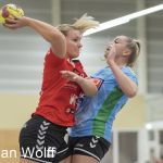 RAALTE, NETHERLANDS - OKTOBER 15
Anouk van Rijssen (PCA Kwiek), Jill Kooy VOC
during the match PCA Kwiek vs VOC at the sportcenter Tijenraan Stadium 15-10-2022 Raalte(photo by Johan Wolff/Orange Pictures)