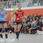 RAALTE, NETHERLANDS - OKTOBER 15
Jill Kooy VOC, Floor Liefers (PCA Kwiek)
during the match PCA Kwiek vs VOC at the sportcenter Tijenraan Stadium 15-10-2022 Raalte(photo by Johan Wolff/Orange Pictures)