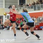 RAALTE, NETHERLANDS - OKTOBER 15
Daphne Luchies (PCA Kwiek), Jil Kooy VOC
during the match PCA Kwiek vs VOC at the sportcenter Tijenraan Stadium 15-10-2022 Raalte(photo by Johan Wolff/Orange Pictures)