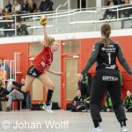 RAALTE, NETHERLANDS - NOVEMBER 26
during the match PCA Kwiek ds2 vs Meos dames 1 at the sportcenter Tijenraan Stadium 26-11-2022 Raalte (photo by Johan Wolff/Orange Pictures)