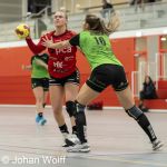 RAALTE, NETHERLANDS - NOVEMBER 26
during the match PCA Kwiek ds2 vs Meos dames 1 at the sportcenter Tijenraan Stadium 26-11-2022 Raalte (photo by Johan Wolff/Orange Pictures)