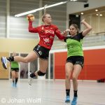 RAALTE, NETHERLANDS - NOVEMBER 26
during the match PCA Kwiek ds2 vs Meos dames 1 at the sportcenter Tijenraan Stadium 26-11-2022 Raalte (photo by Johan Wolff/Orange Pictures)