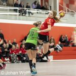 RAALTE, NETHERLANDS - NOVEMBER 26
during the match PCA Kwiek ds2 vs Meos dames 1 at the sportcenter Tijenraan Stadium 26-11-2022 Raalte (photo by Johan Wolff/Orange Pictures)