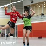 RAALTE, NETHERLANDS - NOVEMBER 26
Kaylee Damman PCA Kwiek
during the match PCA Kwiek ds2 vs Meos dames 1 at the sportcenter Tijenraan Stadium 26-11-2022 Raalte (photo by Johan Wolff/Orange Pictures)