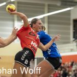 RAALTE, NETHERLANDS - NOVEMBER 26
Diede Konings Venlo, Lisa Bosch (PCA Kwiek)
during the match PCA Kwiek ds1 vs Venlo V&L at the sportcenter Tijenraan Stadium 26-11-2022 Raalte (photo by Johan Wolff/Orange Pictures)