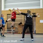 RAALTE, NETHERLANDS - FEBRUAR 18
during the match PCA Kwiek vs PSV handbal at the Sportpark Tijenraan Stadium 18-02-2023 Raalte (photo by Johan Wolff/Orange Pictures)