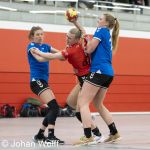 RAALTE, NETHERLANDS - FEBRUAR 18
during the match PCA Kwiek vs PSV handbal at the Sportpark Tijenraan Stadium 18-02-2023 Raalte (photo by Johan Wolff/Orange Pictures)