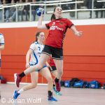 RAALTE, NETHERLANDS - FEBRUAR 18
during the match PCA Kwiek vs PSV handbal at the Sportpark Tijenraan Stadium 18-02-2023 Raalte (photo by Johan Wolff/Orange Pictures)