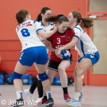 RAALTE, NETHERLANDS - FEBRUAR 18
during the match PCA Kwiek vs PSV handbal at the Sportpark Tijenraan Stadium 18-02-2023 Raalte (photo by Johan Wolff/Orange Pictures)